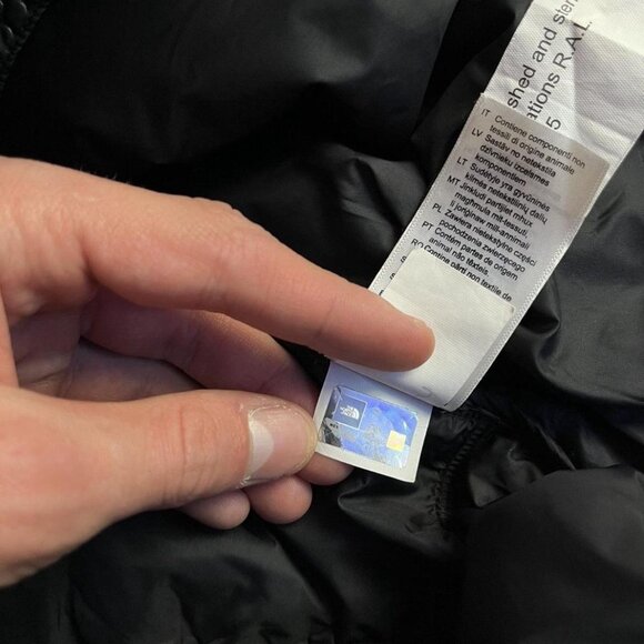 The North Face black down jacket - Picture 2 of 3